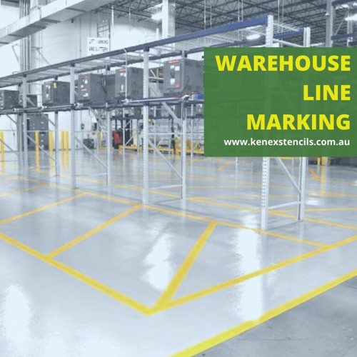 Stream Warehouse Line Marking In Sydney & Brisbane. by Kenex Stencils ...