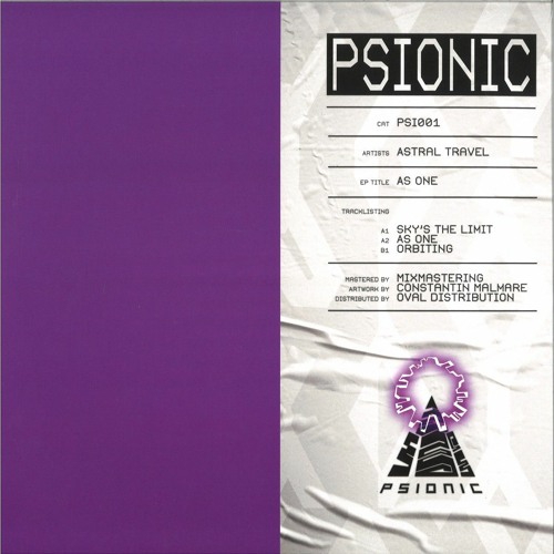 PSIO01 - Astral Travel - As One EP