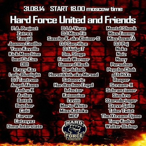 Scream-X @ Hard Force United And Friends (Summer Season 2014-08-31)