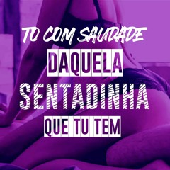 EU TO COM SAUDADE DAQUELA SENTADINHA QUE TU TEM - MC Levin, MC PR e MC RD (DJ Cris Fontedofunk)