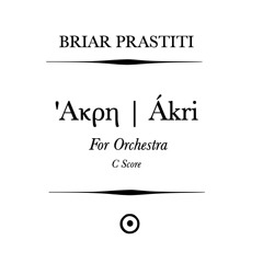 Ákri (for Orchestra Sound Library recording)