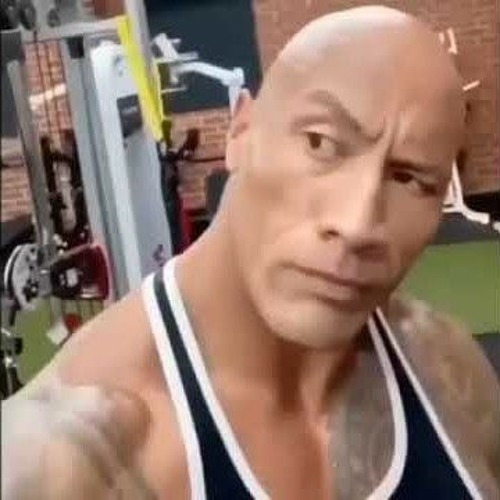 when the rock is sus , face oof in 2023