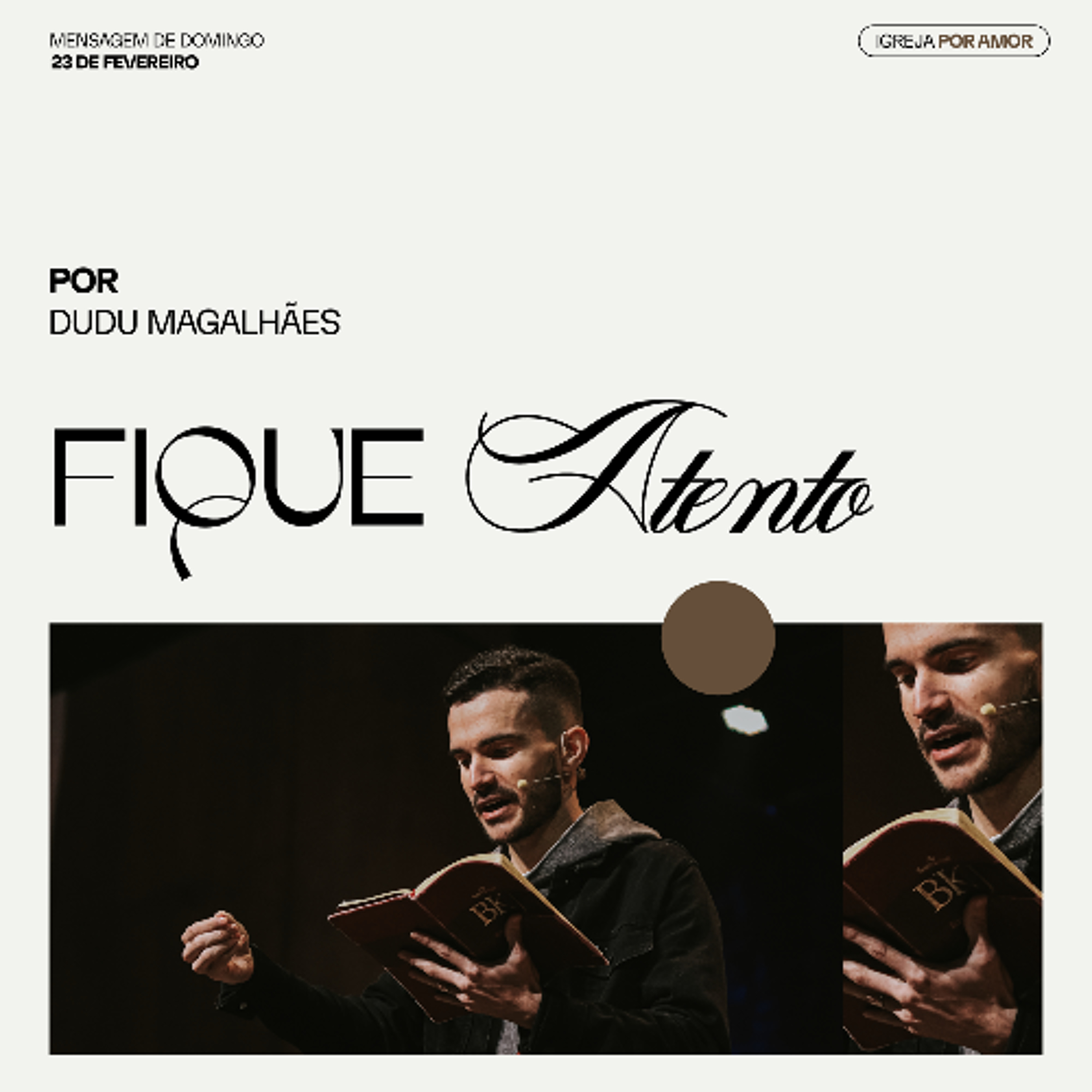 Esteja atento | Igreja Por Amor | Dudu Magalhães | 23 de Fevereiro de 2025 episode artwork