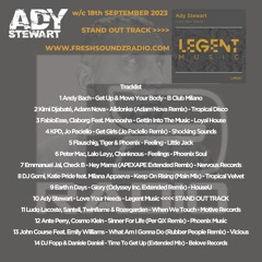 FRESH SOUNDZ Radio Show Ady Stewart w/c 18.09.23