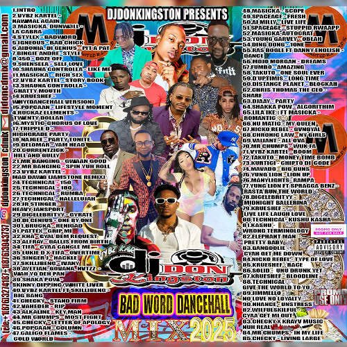 Dancehall Mix 2025, Bad Word Ft Stylex, Popcaan, Djaay, Checky, Ding Dong, Alfray, Vaheder, Shenseea