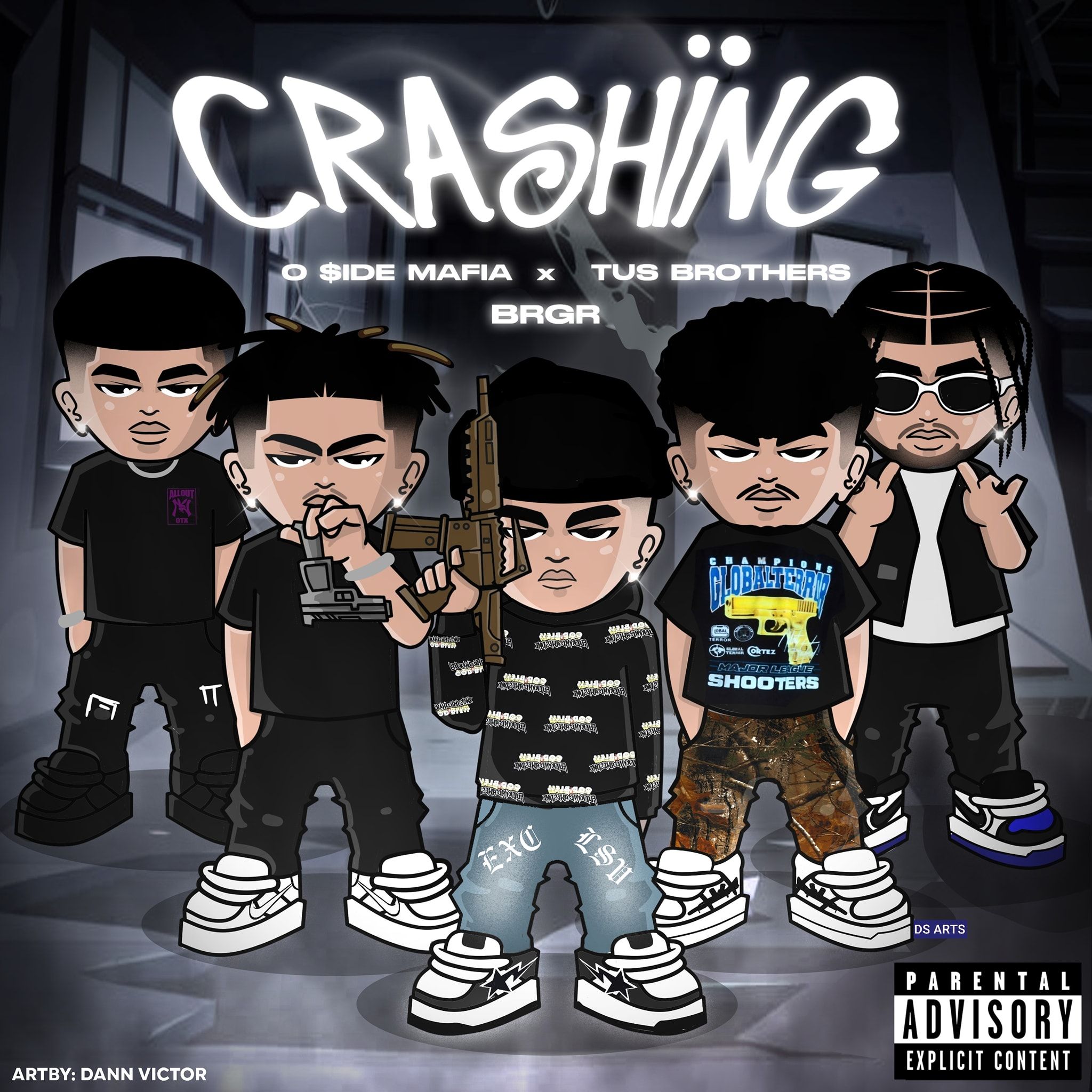 Download CRASHING - O SIDE MAFIA X TU$ BROTHERS by Kyicks