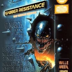 Hyperactive-D @ Gabber resistance terror edition (Live vinyl recording)