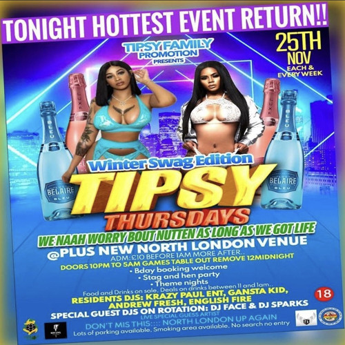 @DJCAPOUK LIVE @TIPSYTHURSDAY FT @ENGLISHFIRE