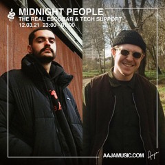 Midnight People w/ The Real Escobar & Tech Support - Aaja Music - 12 03 21