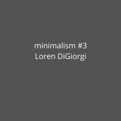 Minimalism #3