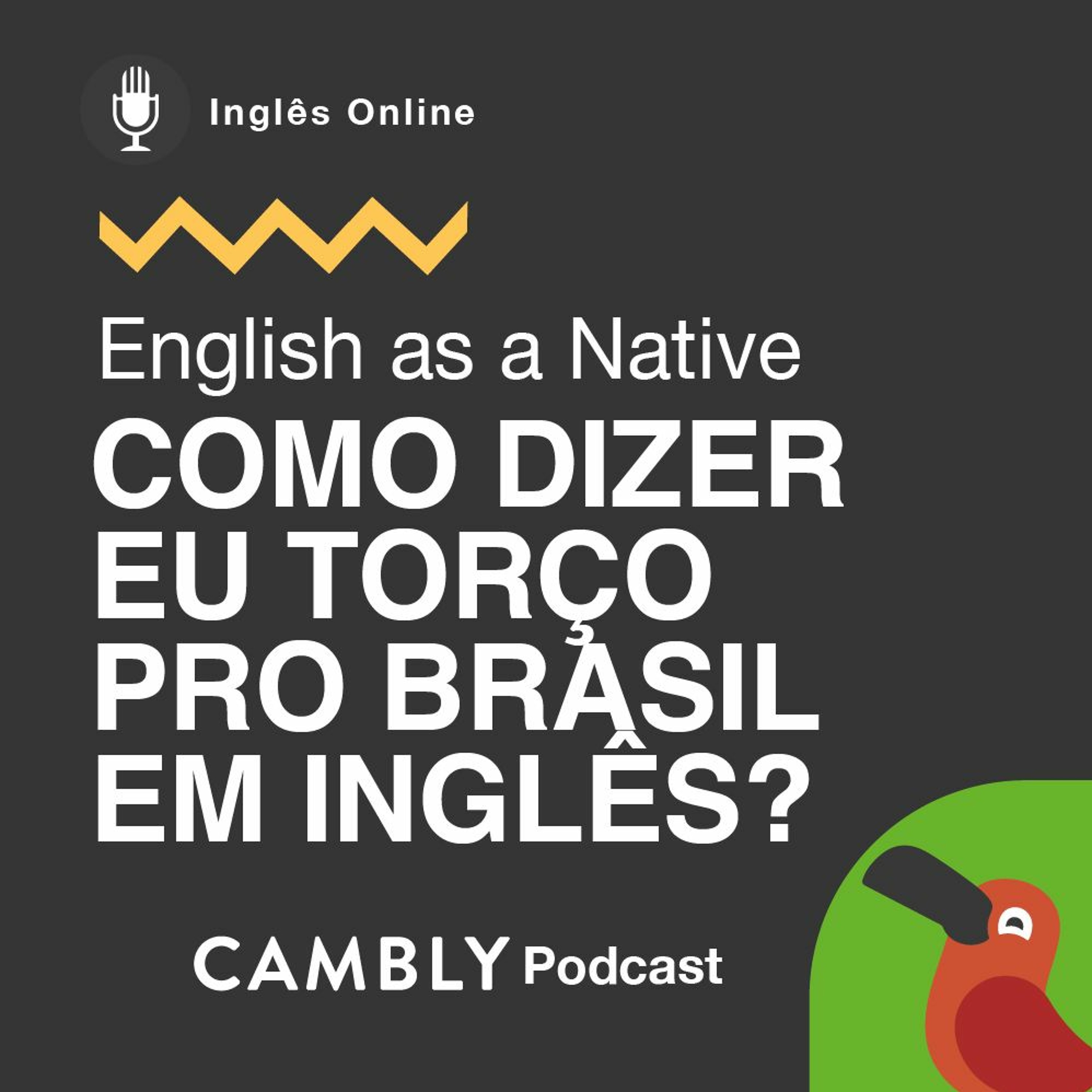 Ep 278. Você sabe como se diz "Eu torço para o Brasil em inglês? | English as a Native