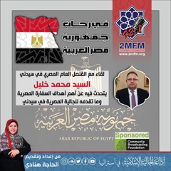 مقابلة القنصل المصري عن مصر