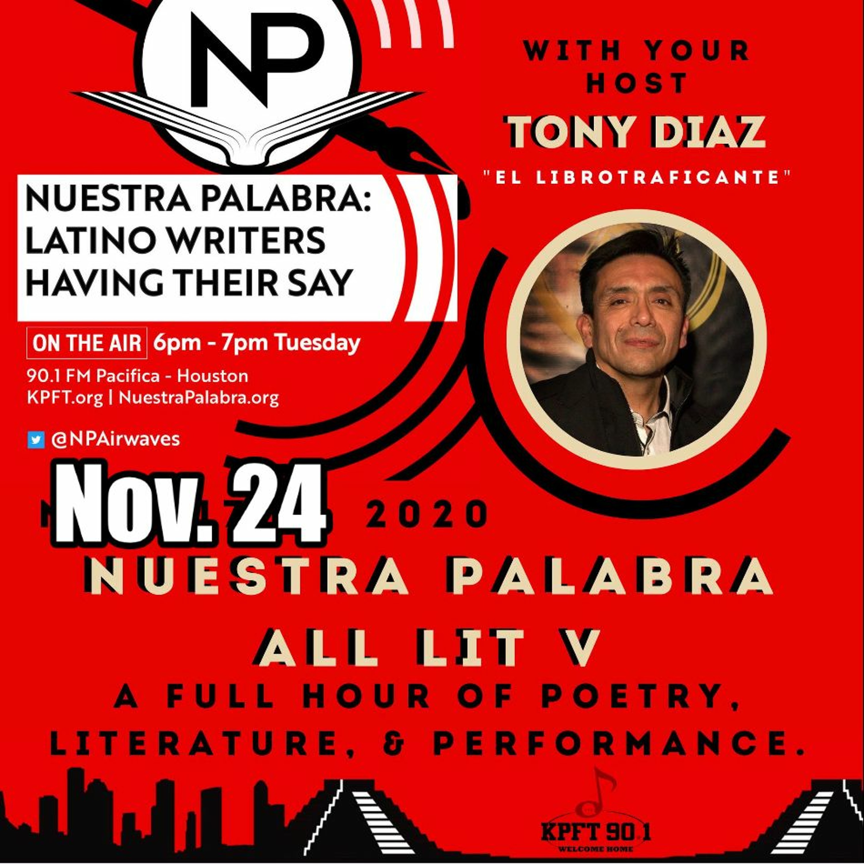 Nuestra Palabra: Latino Writers Have Their Say w/ Tony Diaz