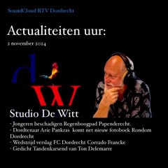 Actualiteiten uur Studio De Witt 2 november 2024