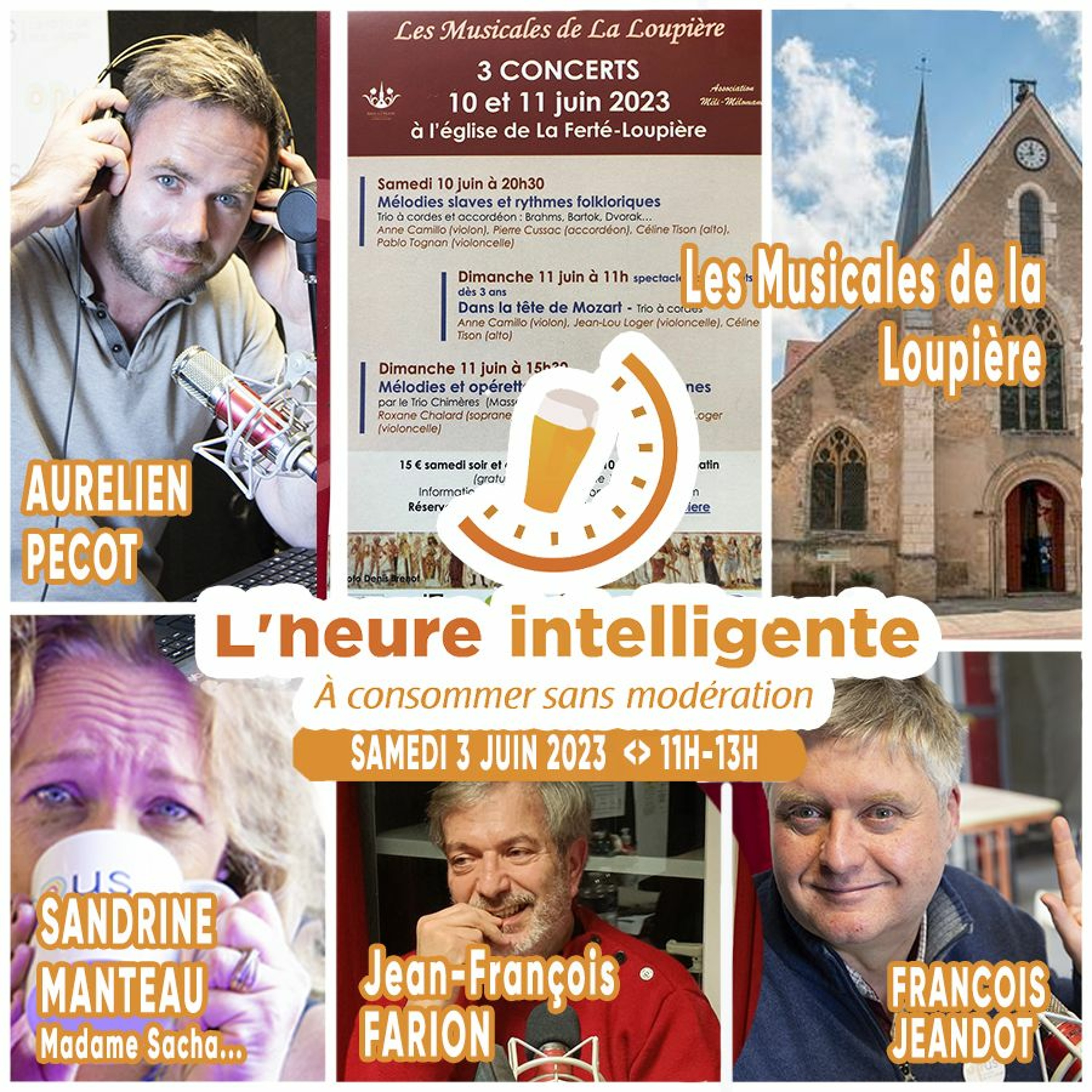 L'heure intelligente EM81 - SAMEDI 3/06/23 - Les amis de l'église de la Ferté Loupière