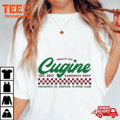 Cugine Wearing Meals By Cug Cugine Est 2017 Sandwich T-Shirt