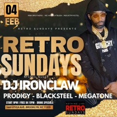 RETRO SUNDAYS FT.VOLCY SOUNDS/ DJ IRONCLAW /DJ TONY JANGLES