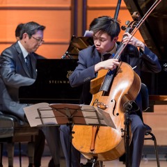 Benett Tsai performs "The Lake and the Hinterland for Cello and Piano" with Joshua Tsai