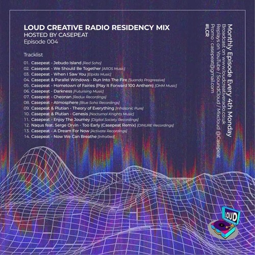'Loud Creative Radio Residency Mix' Monthly Episode by Casepeat [DJ Mixes Broadcast]