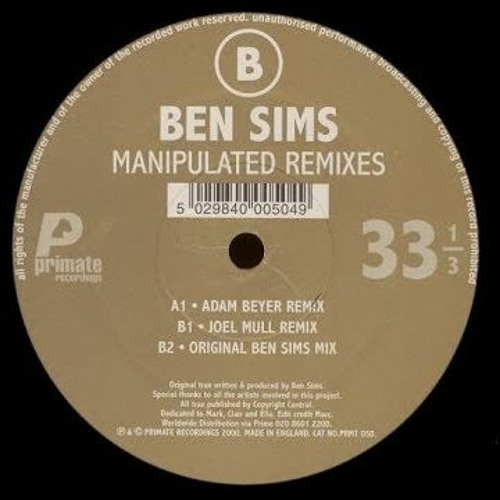 Manipulated (Ben Sims)- Alex Hg Remix(RADIO EDIT)
