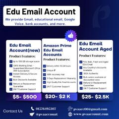 Get an Edu Email Accounts From PVAaccount  100% trusted platform & Secure