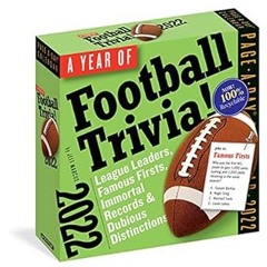 READ KINDLE A Year of Football Trivia! Page-A-Day Calendar 2022: All Things Football All Year L