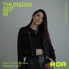 BUSSI Live at HÖR BERLIN ELEKTRONOM RADIO SHOW 19/09/24