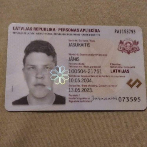 latvian id card