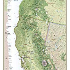 [VIEW] EBOOK 📜 National Geographic Pacific Crest Trail Wall Map in gift box (18 x 48