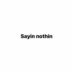 Herman Stan - Sayin nothin