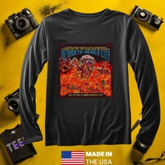 Megadeth Announces Four Day Fall 2024 Megadeth In Mexico City Skeleton On Fire Poster shirt
