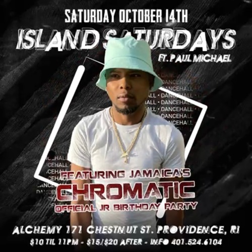 JR X CHROMATIC LIVE X RHODE ISLAND x @JRCHROMATIC