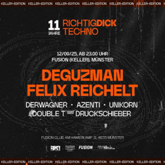Double T B2B Druckschieber - 11 Jahre RICHTIG DICK TECHNO