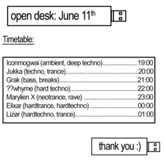 CAFE CENTRAL opening@OpenDesk 11/06 - Dj set