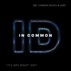 In Common (Mr. Carbon Black & JARP 'It's Not Right' ID by Rivoli Afro House Edit)