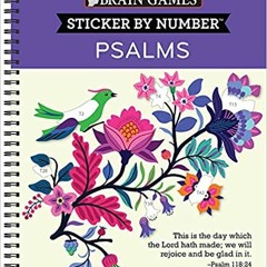 !ONLINE=! Brain Games - Sticker by Number: Psalms by Publications International Ltd. (Author),N