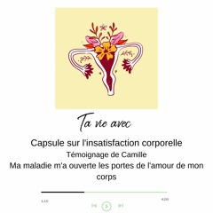 TVA EP 59 Capsule sur l'insatisfaction corporelle. Témoignage de Camille-