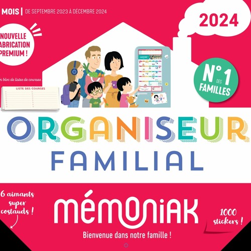 Organiseur familial 2024 - Mémoniak - planner