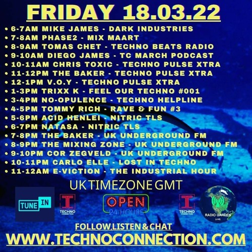 MIKE BTK guestMIX 4 THE BLACKNESS @TECHNO CONNECTION 17-03-2022