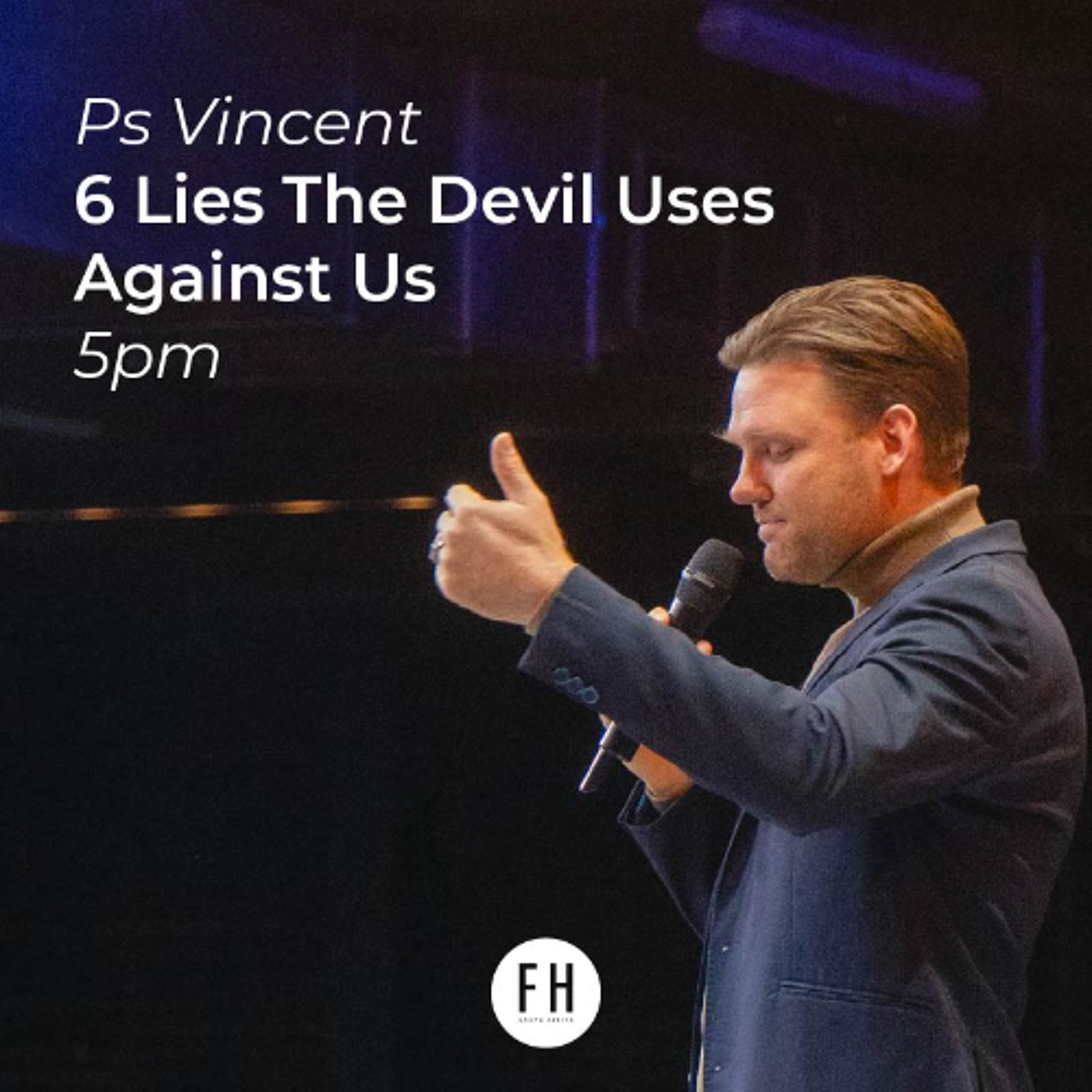 6 Lies The Devil Uses Against Us | Pastor Vincent Swanepoel | Evening Sermon | 19 April 2026
