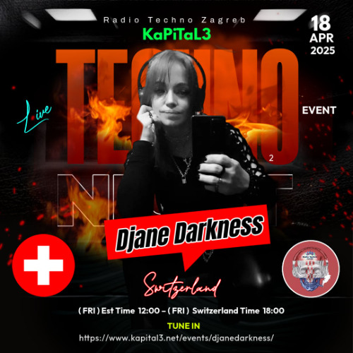 Djane Darkness - Radio Techno Zagreb Podcast April 2025
