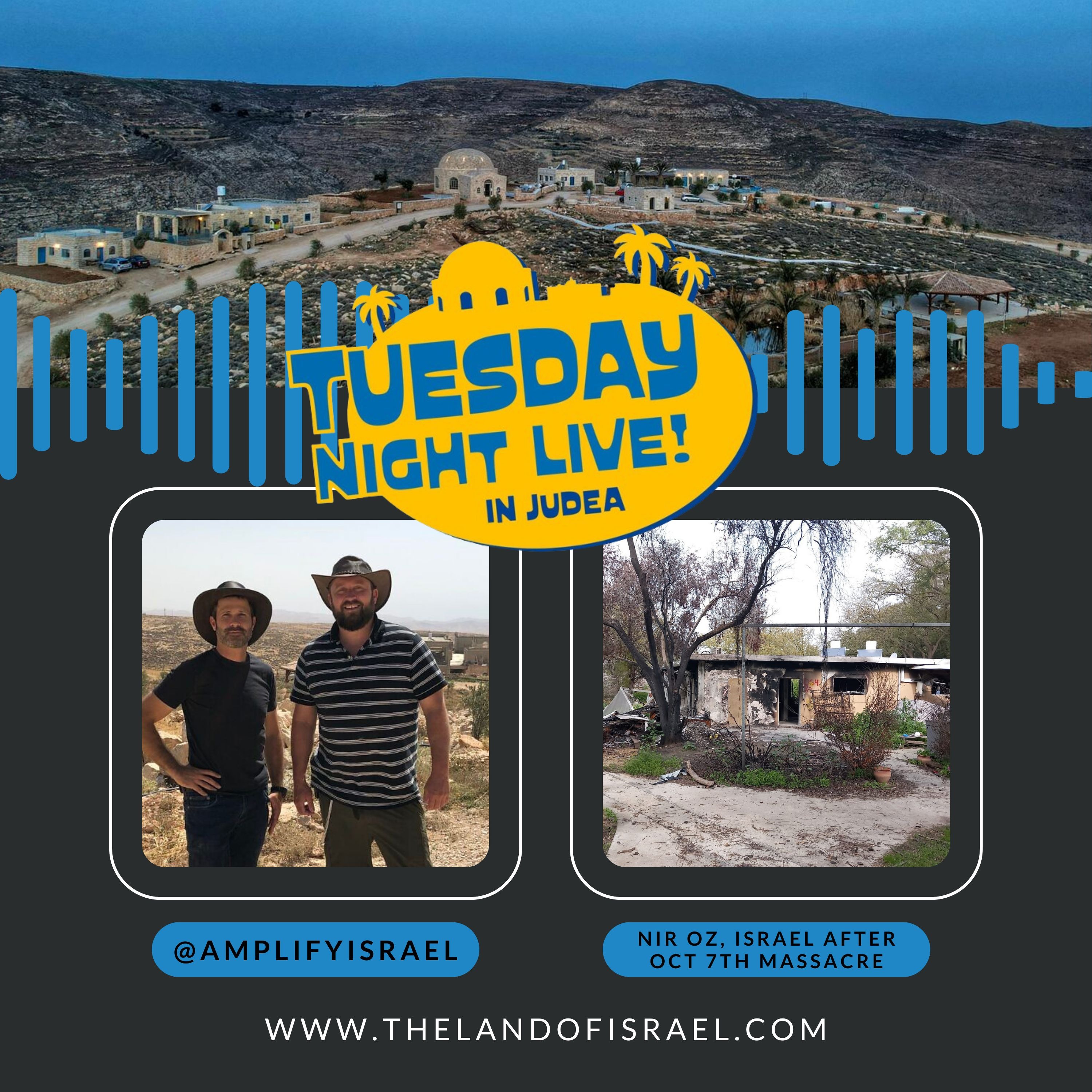 Tuesday Night Live in Judea: October 7th - A New Epoch in Jewish History