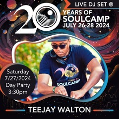 Teejay Walton LIVE At The Soul Camp 20 Year Anniversary 2024 - Sat, Day Party Stage 3:30pm-4:30pm