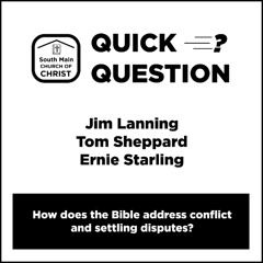 Quick Question: How does the Bible address conflict?