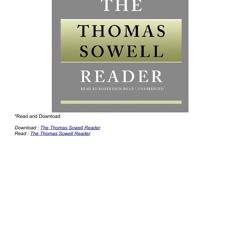 The Thomas Sowell Reader