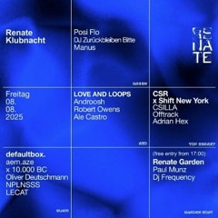 Black Room Opening Renate Klubnacht [2025-08-08] 10.000 BC b2b aem.aze
