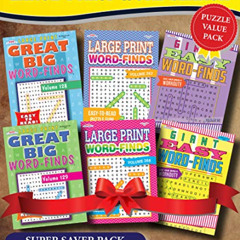 GET KINDLE 📩 KAPPA Super Saver LARGE PRINT Word Search Puzzle Pack - (Pack of 6) Ful