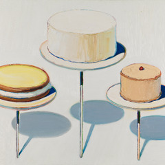 Thiebaud's art from art, Tony Lewis