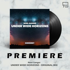 PREMIERE: Noel Sanger - Under Wide Horizons (Original Mix) [DISSIDENT MUSIC]