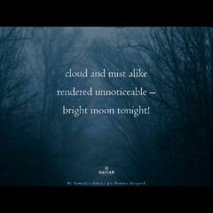 The piercing moon [naviarhaiku593]